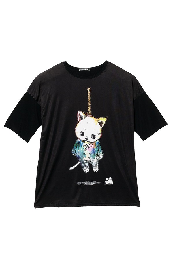 Ankorock アンコロック Tシャツ シャツ トップス メンズ レディース 半袖 ストレッチ かわいい 猫 大きいサイズ 全2種 ユニセックス 服 Ar T 3559 Ankorock 通販 Yahoo ショッピング