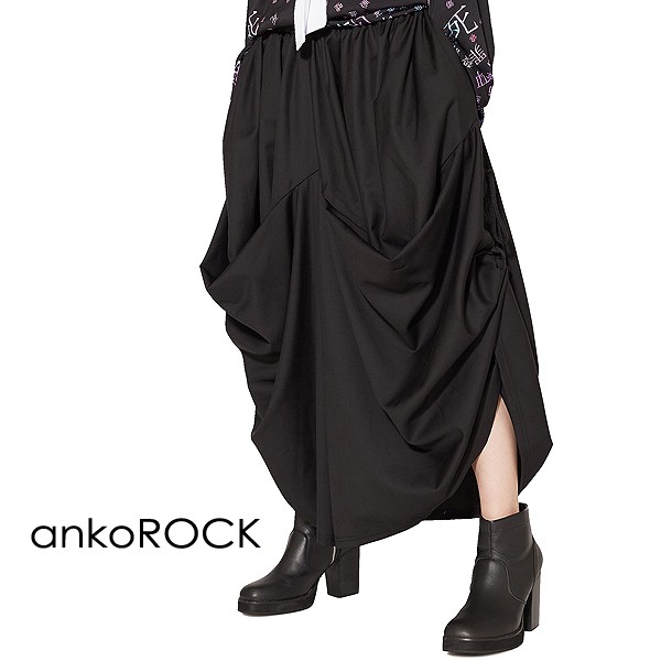 ankoROCK アンコロック ワイドパンツ メンズ フレアパンツ レディース ユニセックス イージ...