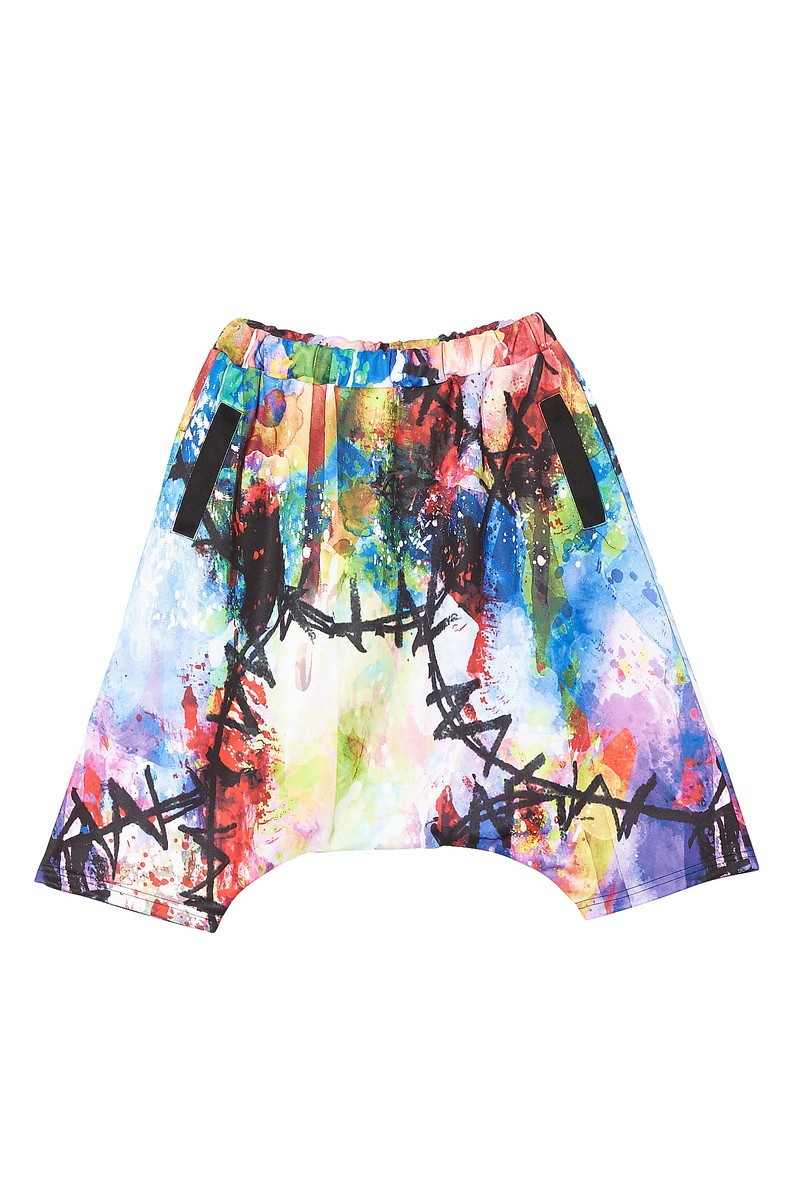 Ankorock アンコロック サルエルパンツ メンズ パンツ レディース サルエル ユニセックス 服 ブランド ストレッチ プリント カラフル 派手 Arb6353 Ankorock 通販 Yahoo ショッピング