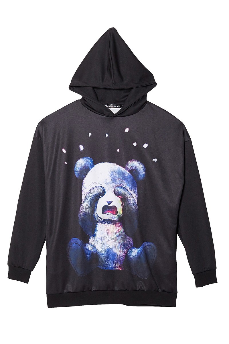 Ankorock アンコロック パーカー メンズ プルオーバー レディース ユニセックス プリント ぱんだ かわいい ビッグシルエット 動物 パンダ Art7465 Ankorock 通販 Yahoo ショッピング
