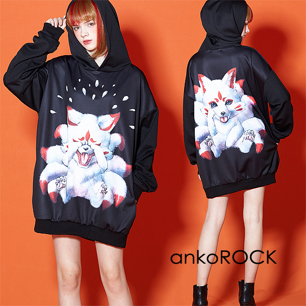 アンコロック ankoROCK 日常組 死神くんコラボ パーカー しにがみ×ankoROCK special collaboration