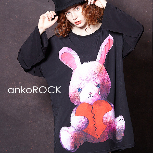 ankoROCK アンコロック トップス ロングスリーブ カットソー/T