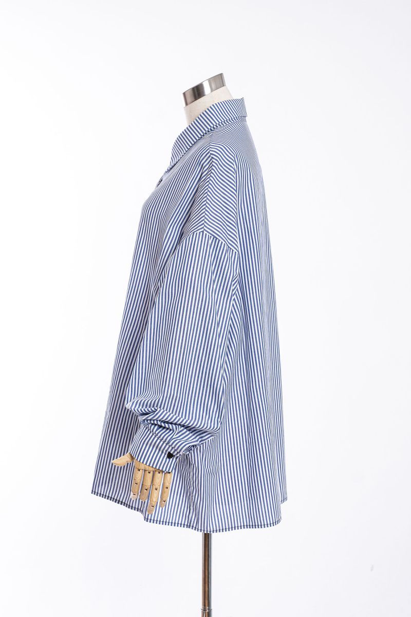 ankoROCK アンコロック ストライプ シャツ レディース オーバーサイズ