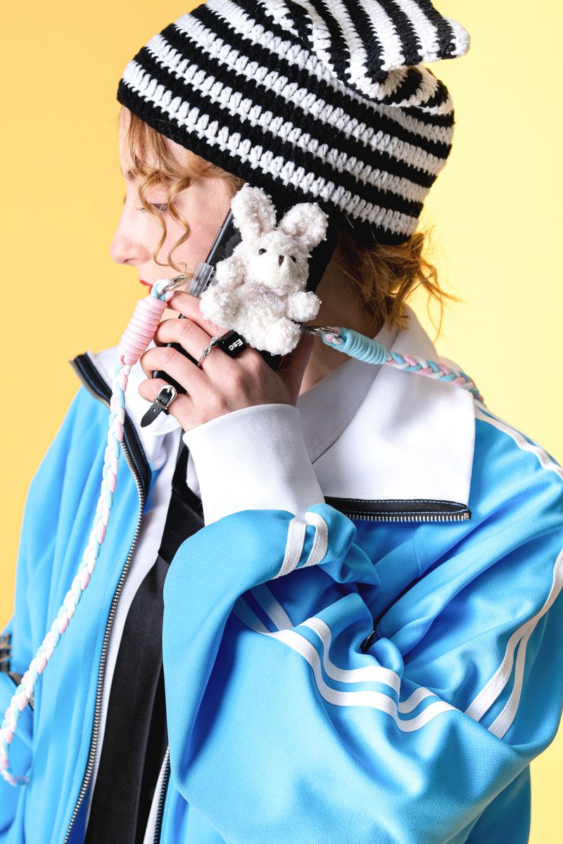 an meets zakka ウサギのぬいぐるみスマホショルダー : ankoROCK