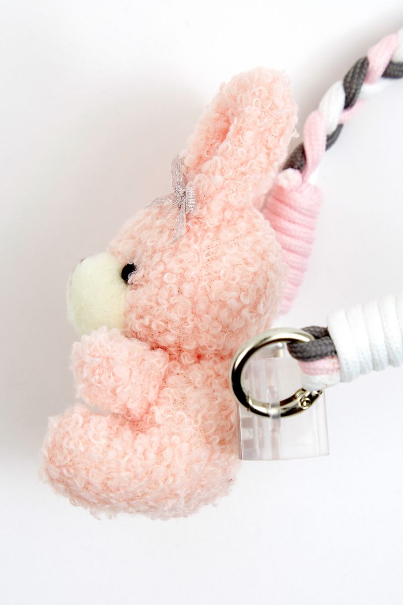 an meets zakka ウサギのぬいぐるみスマホショルダー : ankoROCK