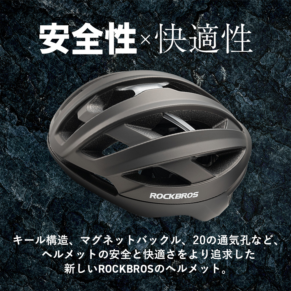 自転車 ヘルメット ロードバイク 衝撃吸収 M...の詳細画像1