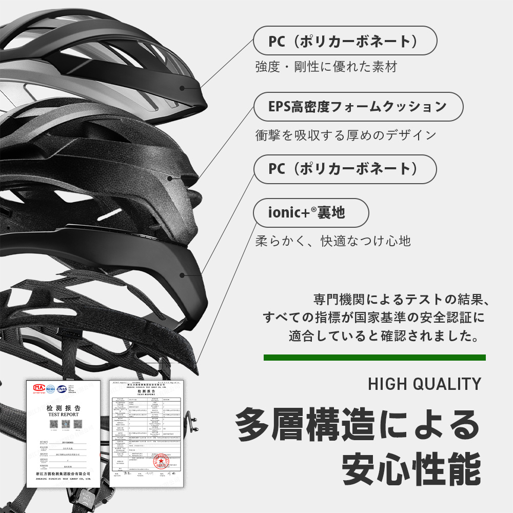 自転車 ヘルメット ロードバイク 衝撃吸収 M...の詳細画像3