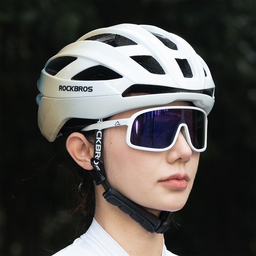 ROCKBROS 自転車 ヘルメット ロードバイク CE認証 衝撃吸収 弾性パッド
