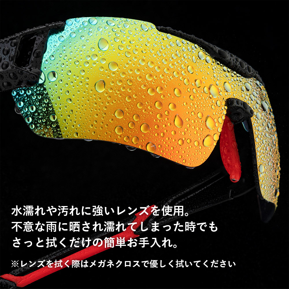 Specialized スペシャライズドングラスUVカットクリア偏光レンズ新品 スポーツサングラス 偏光レンズ ミラー クリア UVカット