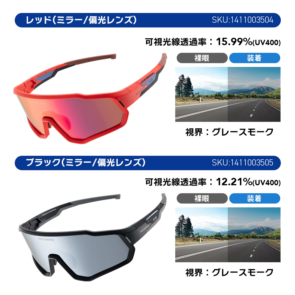 スポーツサングラス キッズ ジュニア 子供用 偏光 調光 UV400 紫外線