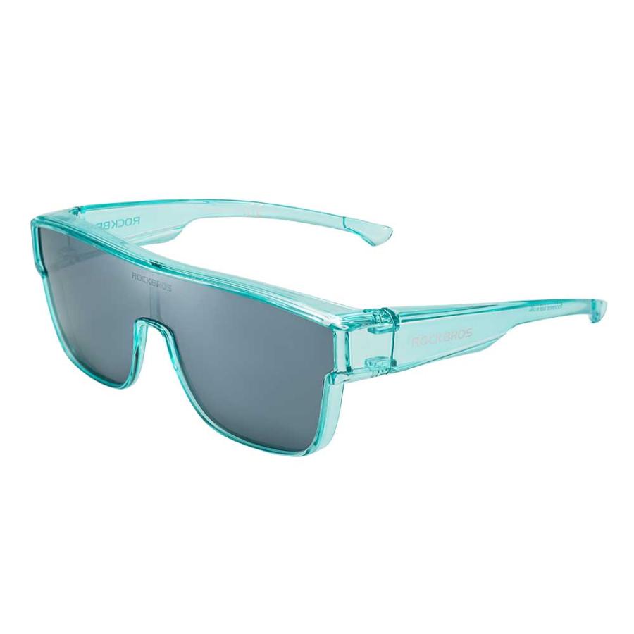 オーバーグラス 偏光 サングラス メガネ 眼鏡の上から スクエア 簡単 運転 釣り UV400 軽量 ロックブロス｜rockbros｜04