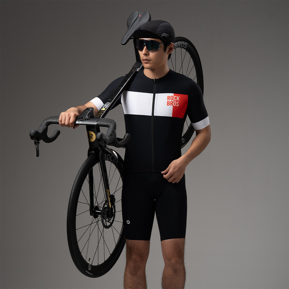 poc サイクリングウェア 半袖 つなぎ L ロードバイク ROCKBROS サイクルジャージ 半袖 サイクルウェア 自転車 ロードバイク