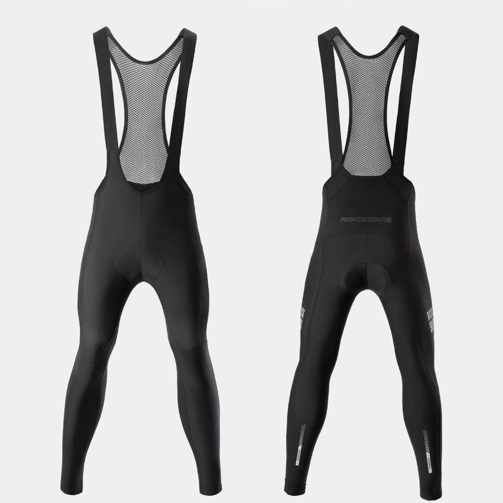 ROCKBROS ビブタイツ サイクルパンツ レーパン メンズ 自転車 ロング