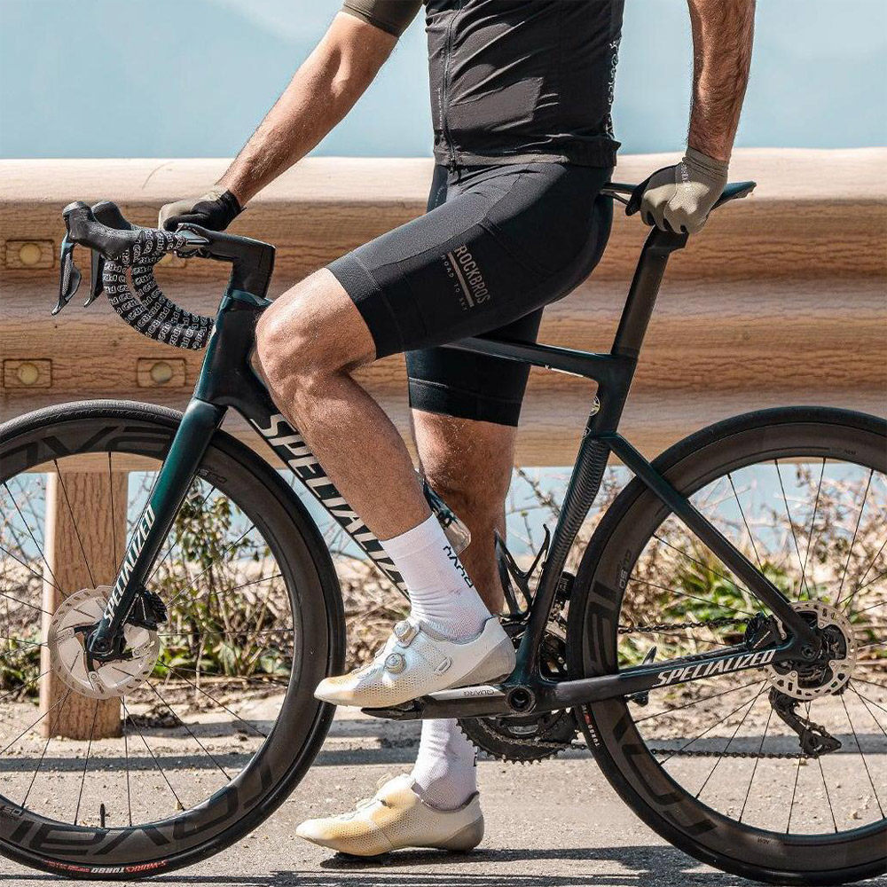 サイクルウェア サイクリング レーサー パンツ ロング ショート パッド付き プレミアムシリーズ ロックブロス