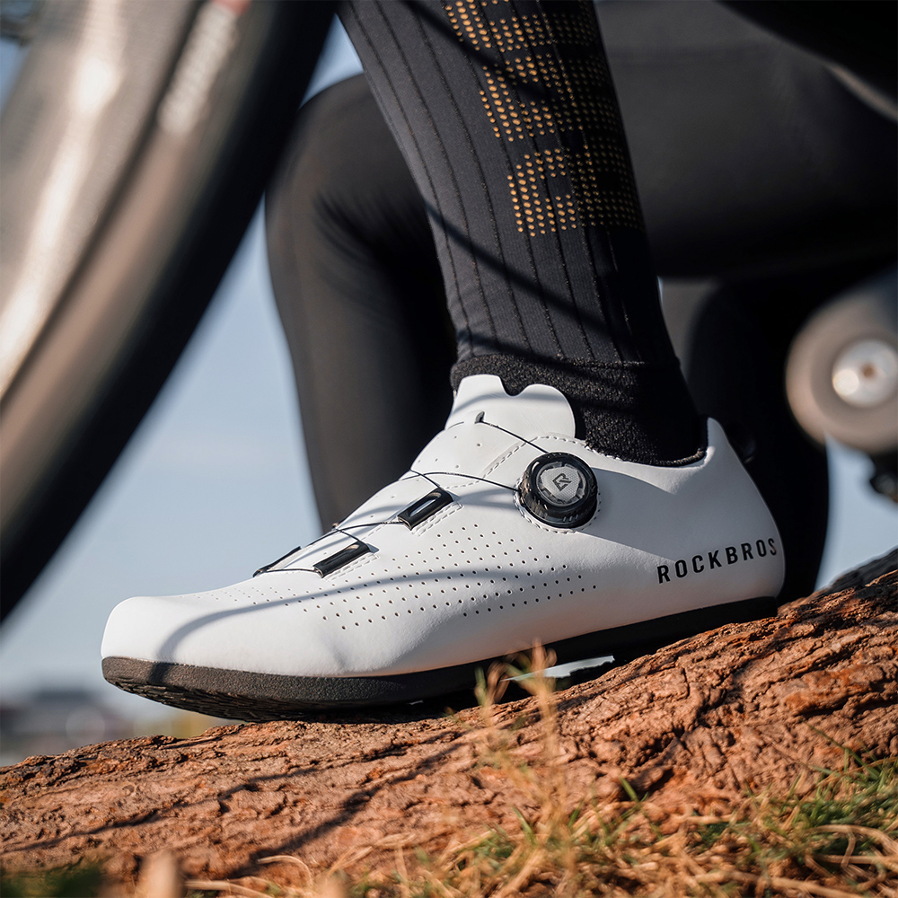 ROCKBROS サイクリングシューズ フラットペダル 自転車 ロードバイク