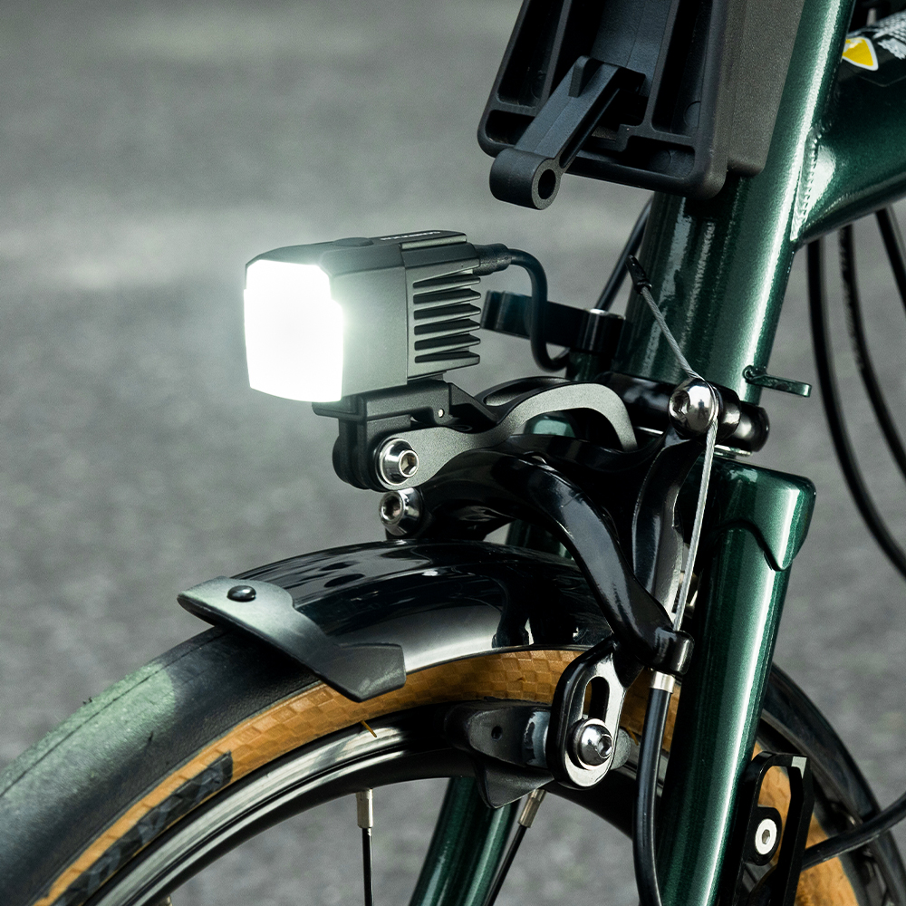 ROCKBROS 自転車 ライト フロント 外部電源 バッテリーなし 1600lm