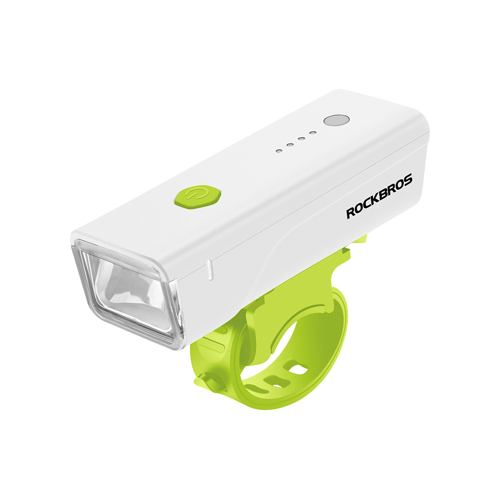 ROCKBROS 自転車 ライト フロント 充電式 USB充電 LED 光センサー 自動