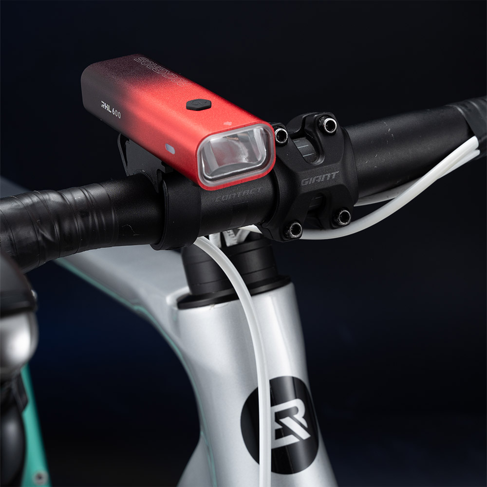 自転車 ライト フロント 前 USB充電 最大輝度600ルーメン LED 白色光 