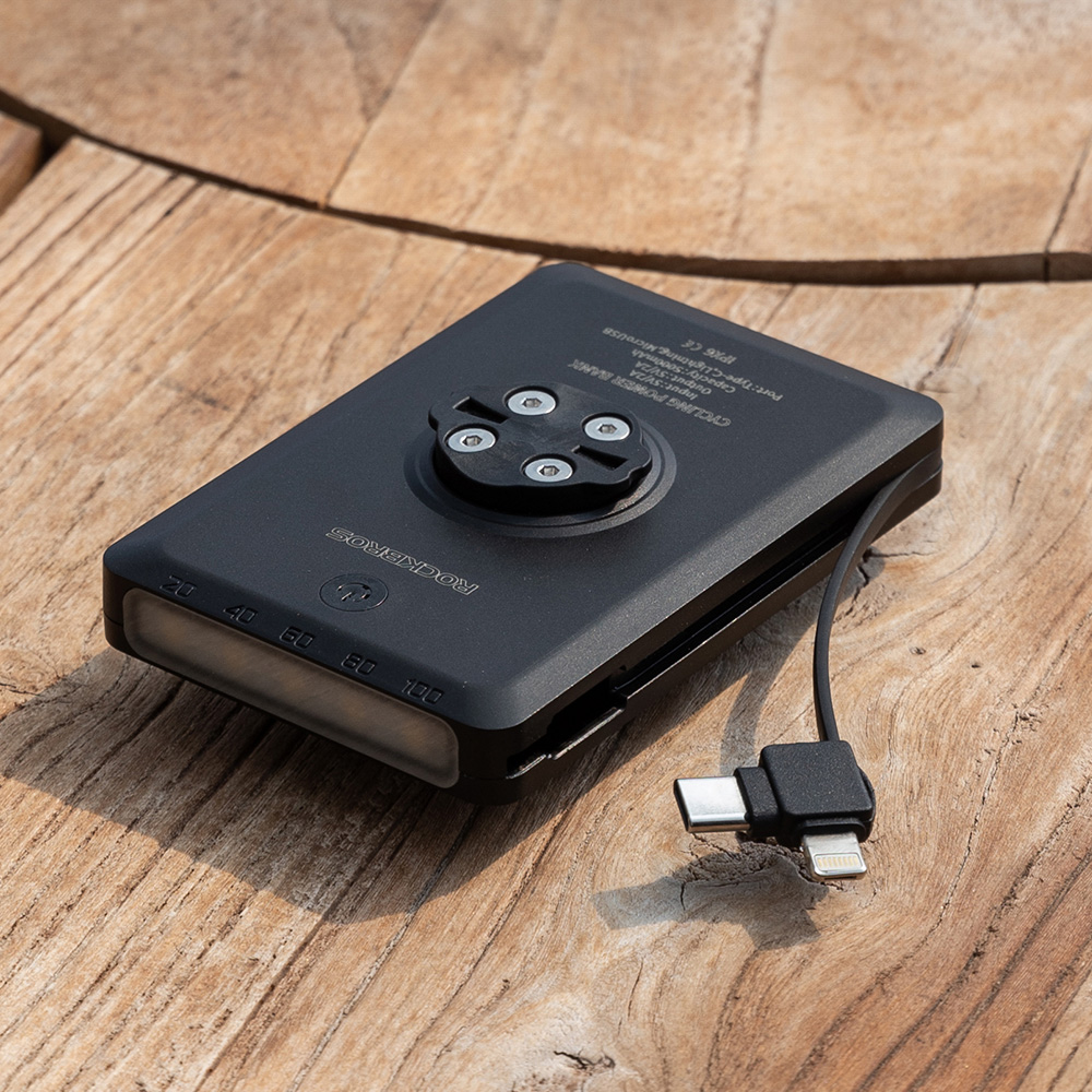 ROCKBROS 自転車 ライト モバイルバッテリー 2way USB 充電式 端子 3