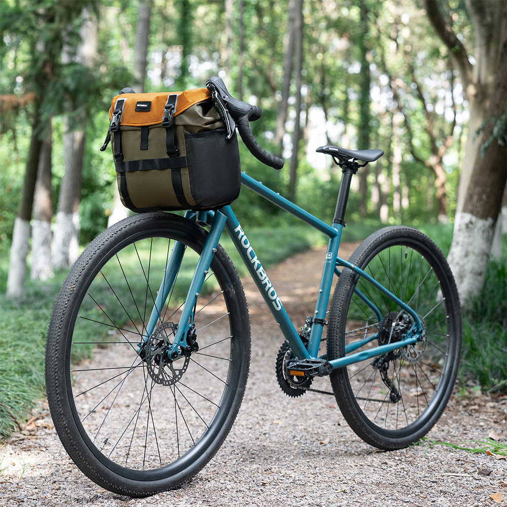 ROCKBROS 自転車 フロントバッグ ハンドルバッグ 大容量 24L 2way