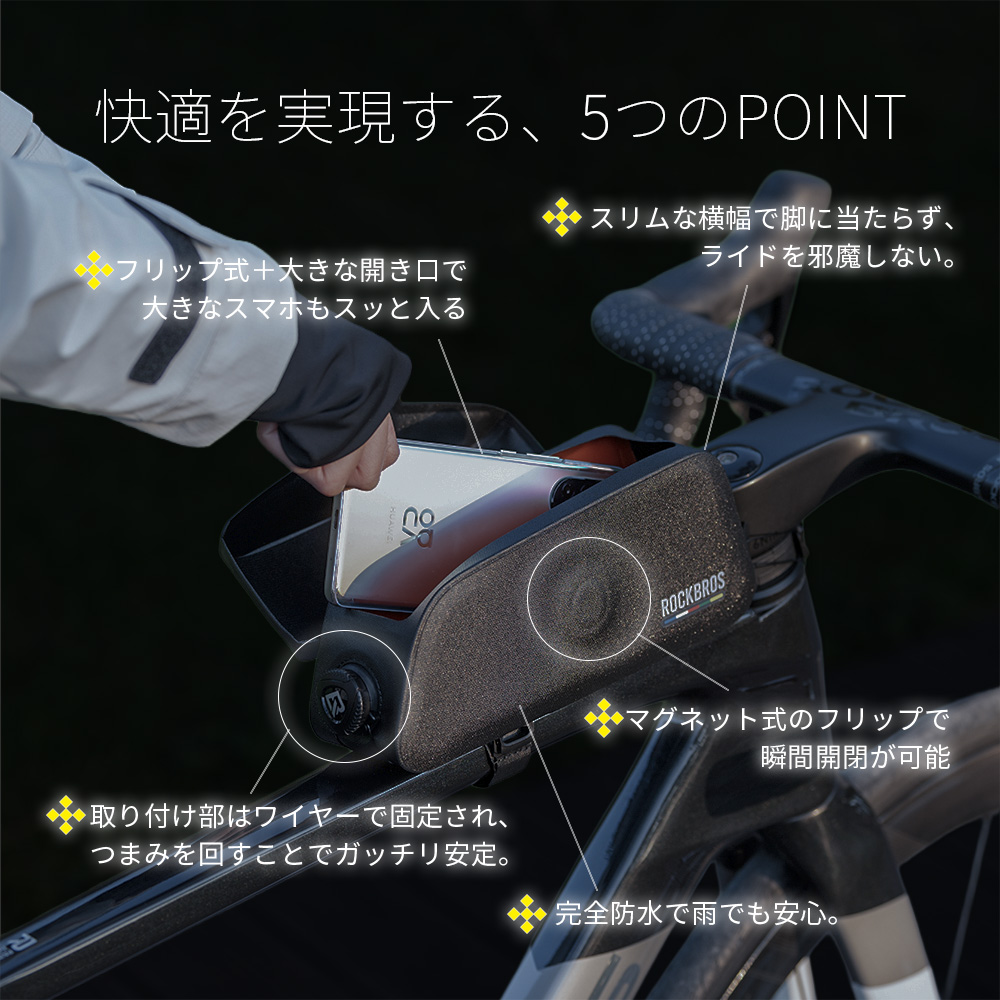 フレームバッグ