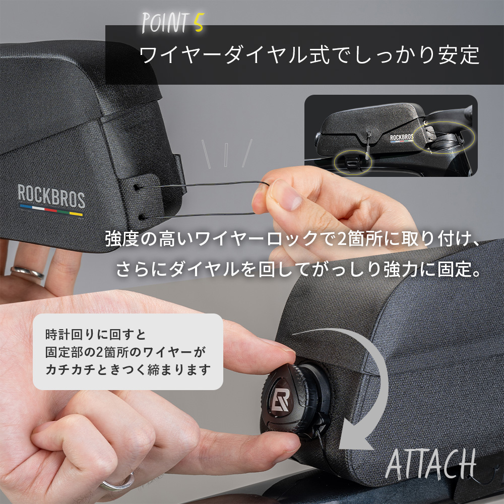フレームバッグ