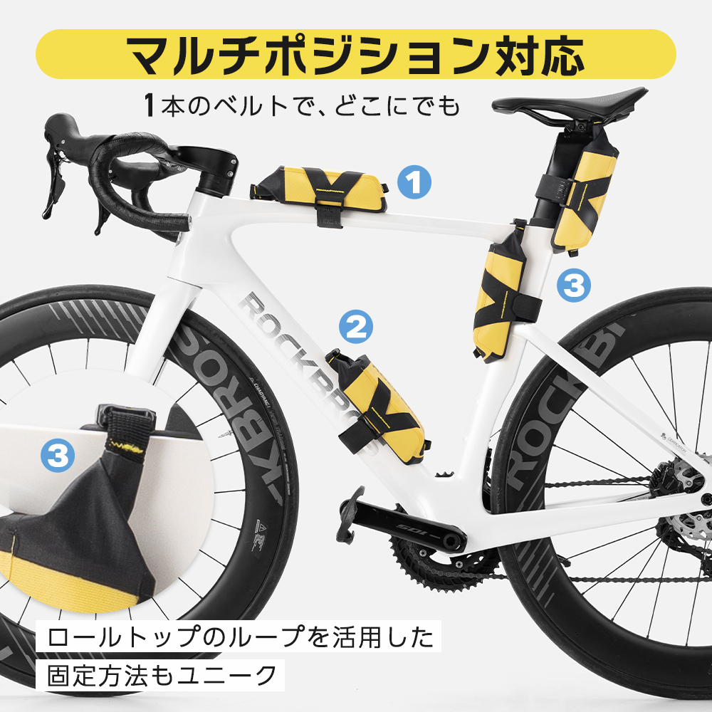 ブロンプトン フロントバッグ（色：イエロー系）のおすすめ人気商品