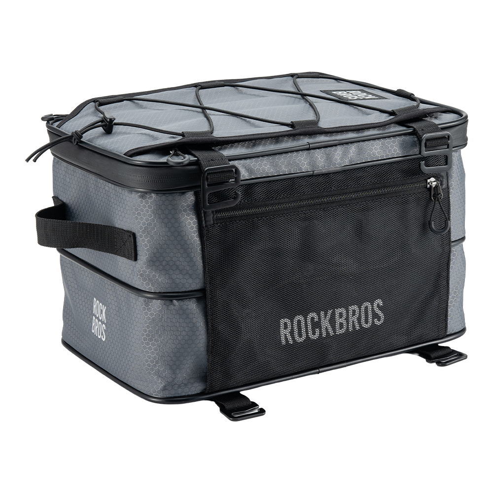 ROCKBROS 自転車 バッグ リアバッグ サイドバッグ リアキャリア ロング