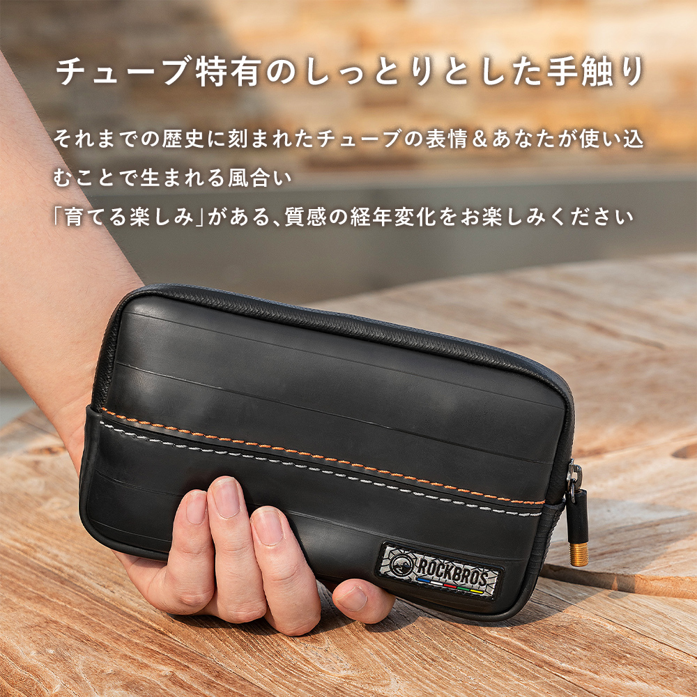 ROCKBROS マルチケース ポーチ 小物入れ タイヤ チューブ 収納ケース