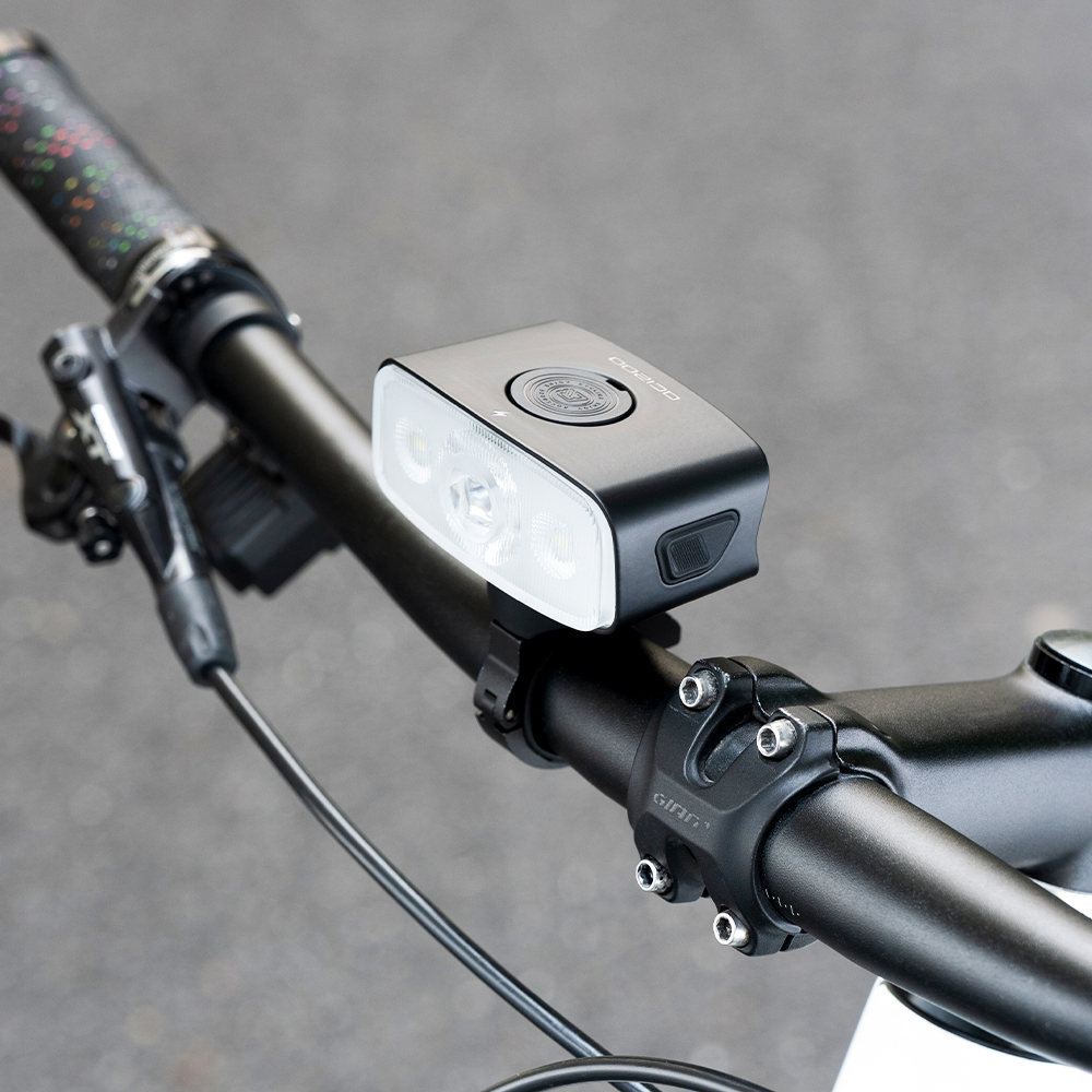 ROCKBROS 自転車 フロントライト ワイド 1200lm IPX6 防水 Type-C 充電