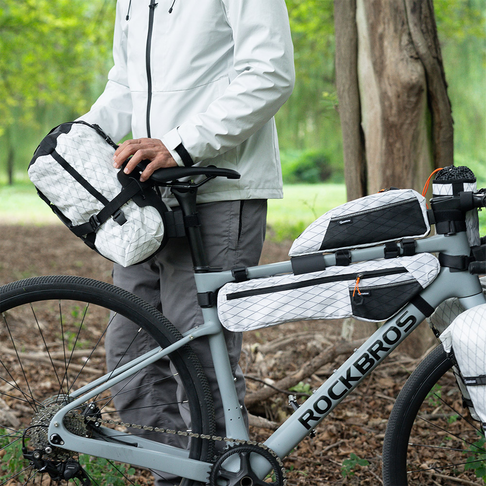ROCKBROS フレームバッグ 自転車 ロードバイク MTB グラベル Eバイク 5