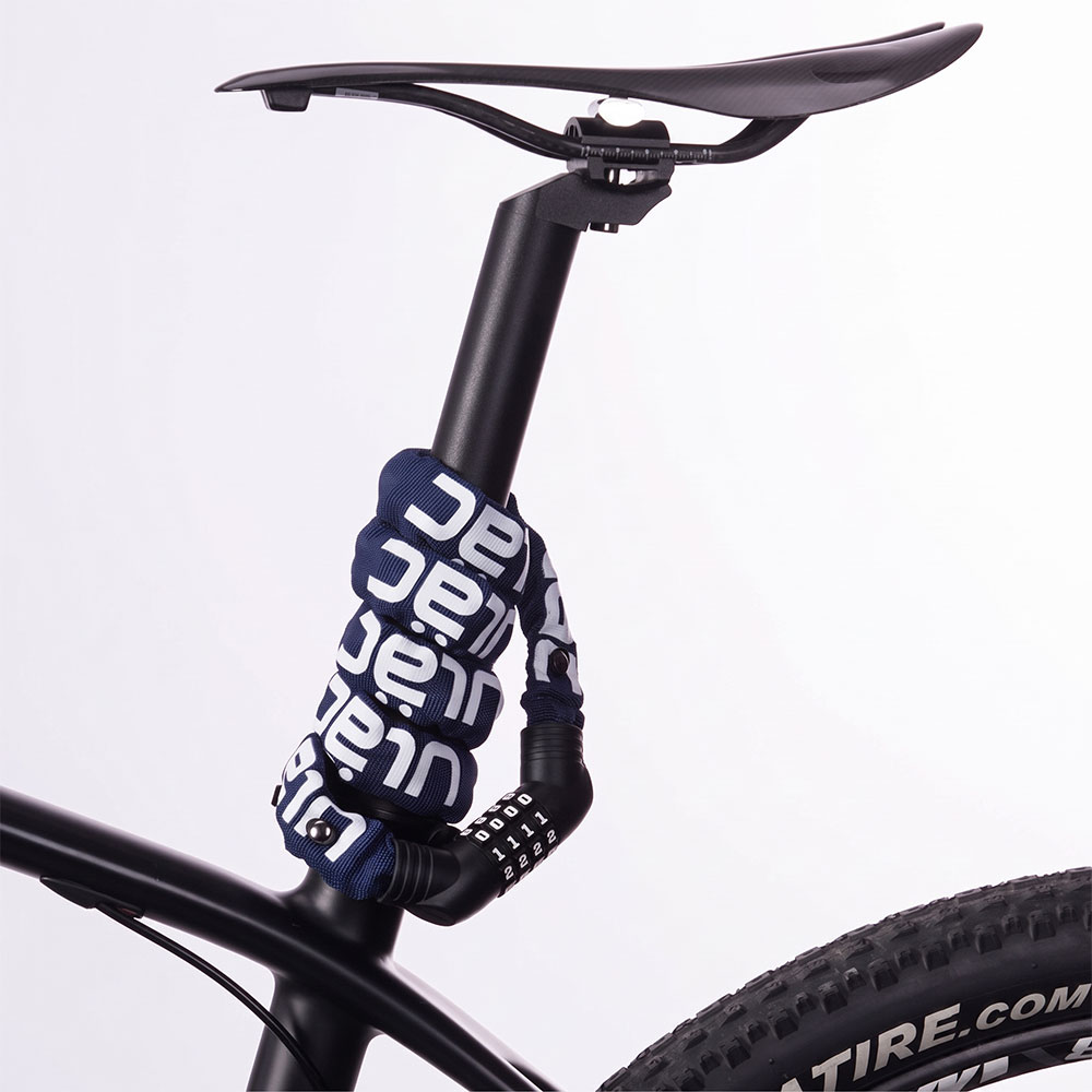自転車 鍵 チェーン ダイヤル式 4桁 長い 100cm 5mm 頑丈 盗難防止 おしゃれ ULAC ロックブロス | ROCKBROS | 18