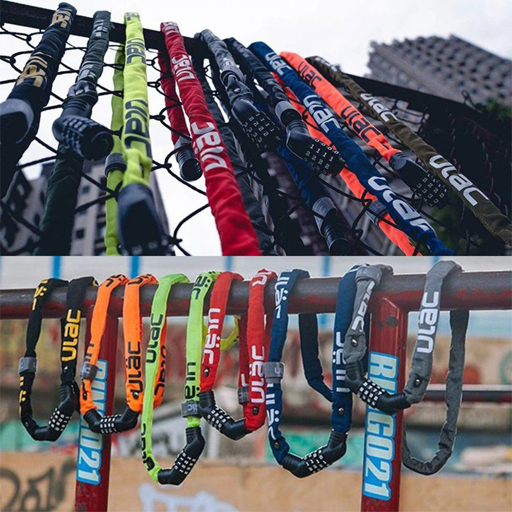 自転車 鍵 チェーン ダイヤル式 4桁 長い 100cm 5mm 頑丈 盗難防止 おしゃれ ULAC ロックブロス | ROCKBROS | 20