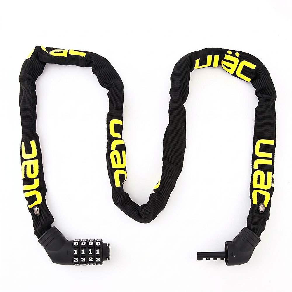 自転車 鍵 チェーン ダイヤル式 4桁 長い 100cm 5mm 頑丈 盗難防止 おしゃれ ULAC ロックブロス | ROCKBROS | 01