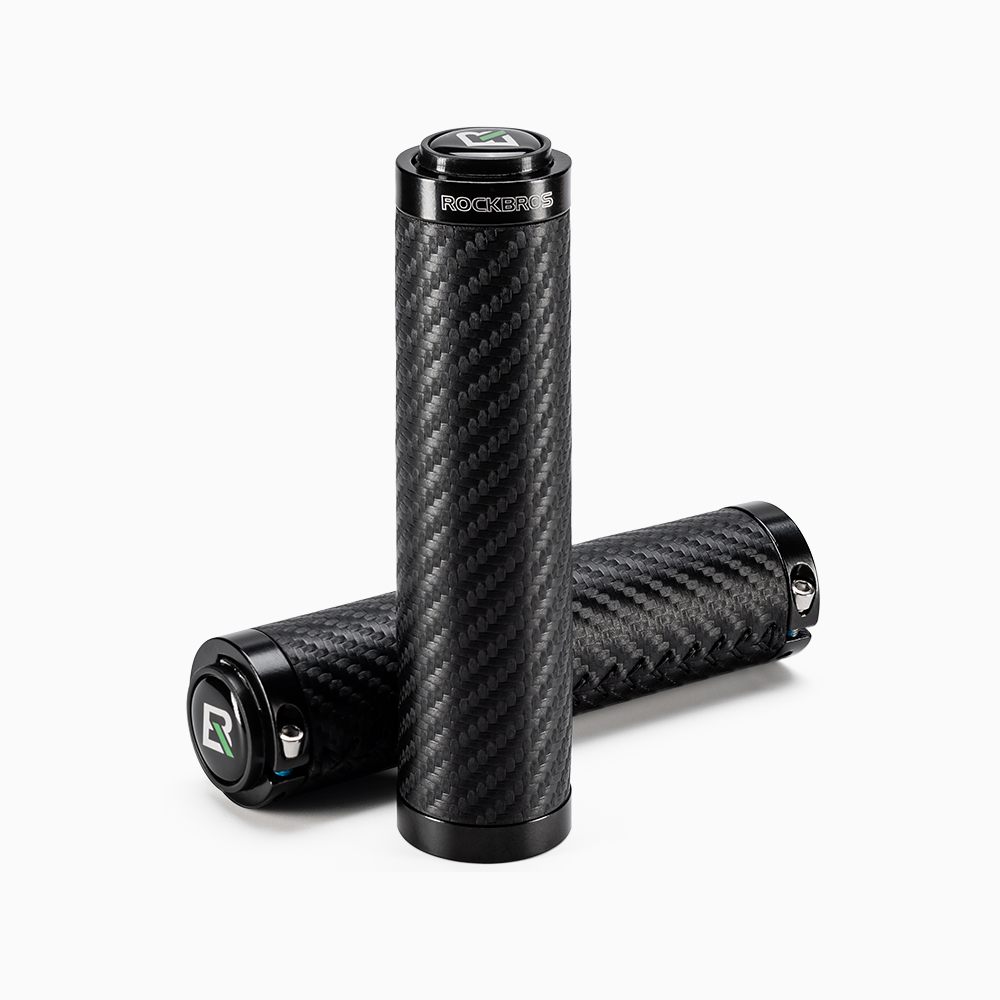 ROCKBROS 自転車 グリップ 交換 エルゴ 丸 筒型 フラット ハンドル