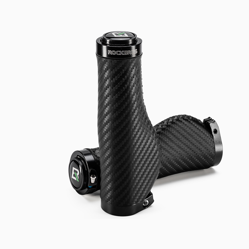 ROCKBROS 自転車 グリップ 交換 エルゴ 丸 筒型 フラット ハンドル