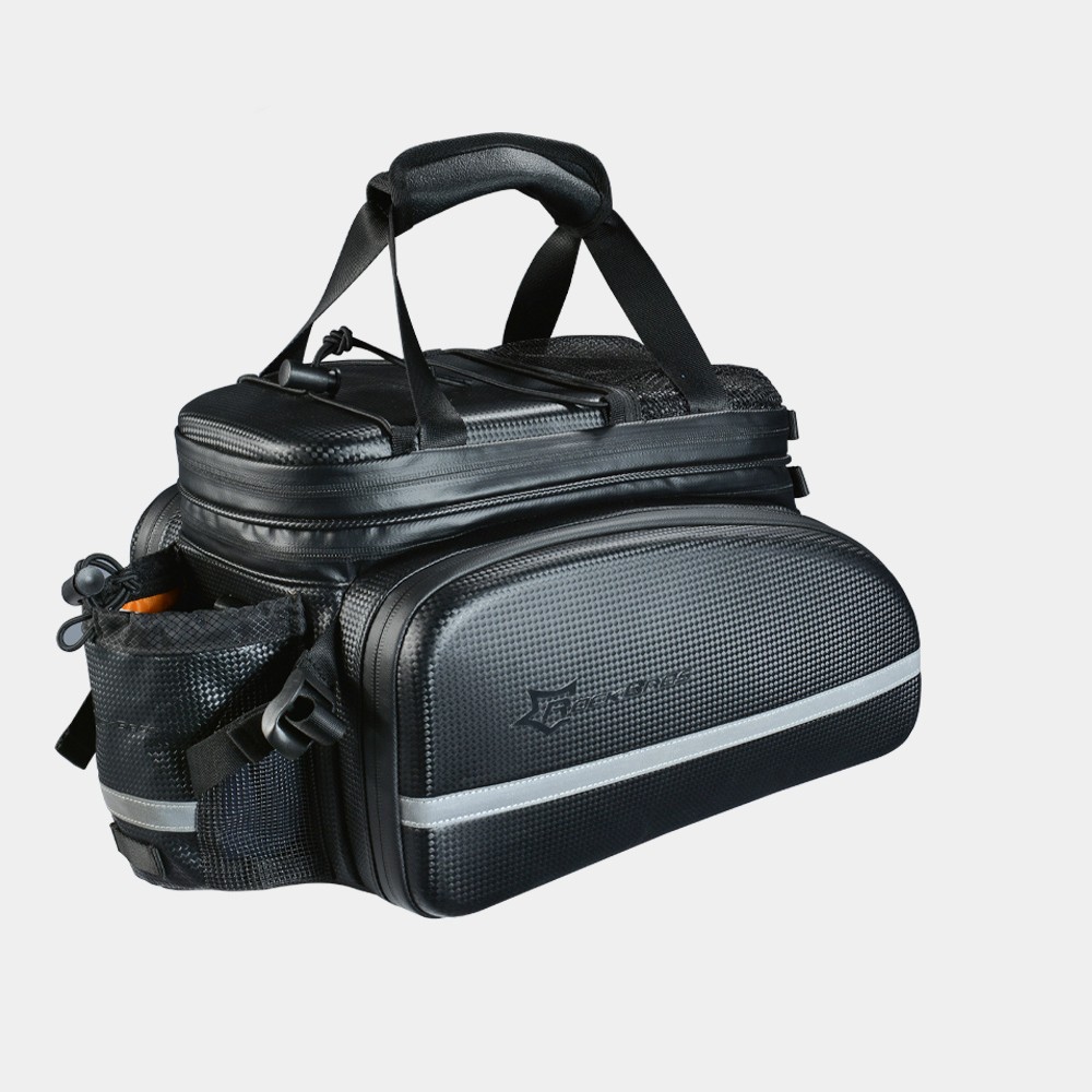 自転車 バッグ リア キャリア 大容量 拡張可能 17-35L 防水 カメラ