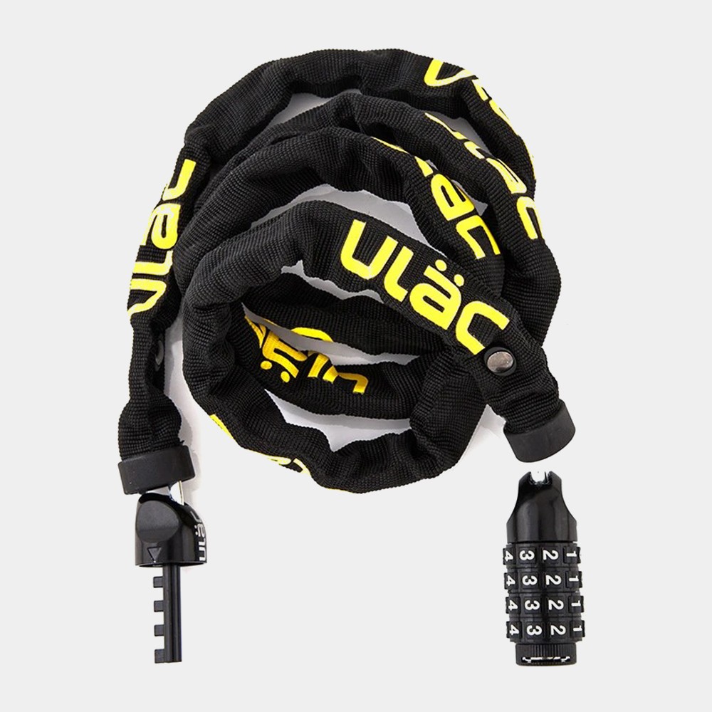 ROCKBROS 自転車 鍵 チェーン ダイヤル式 4桁 長い 120cm 4mm 頑丈