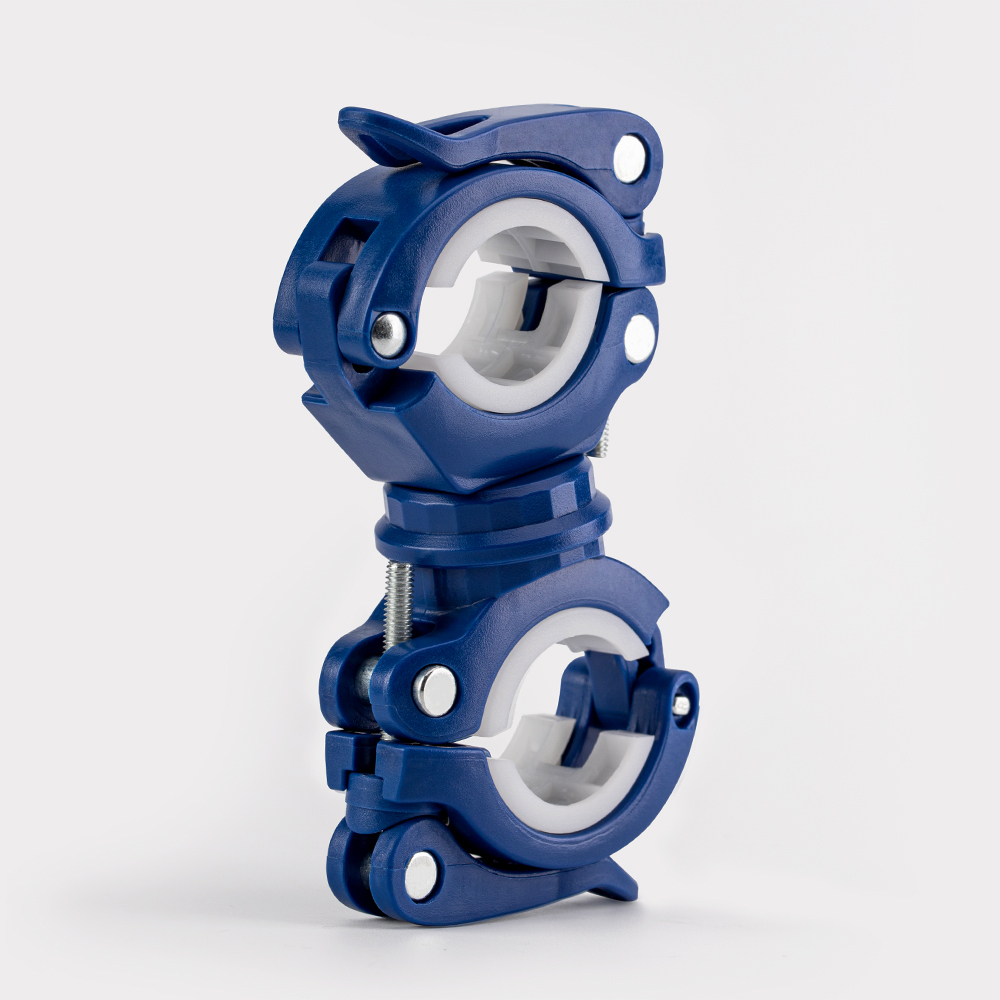 ROCKBROS 自転車 ライトホルダー 18?38mm 懐中電灯 空気入れ 360