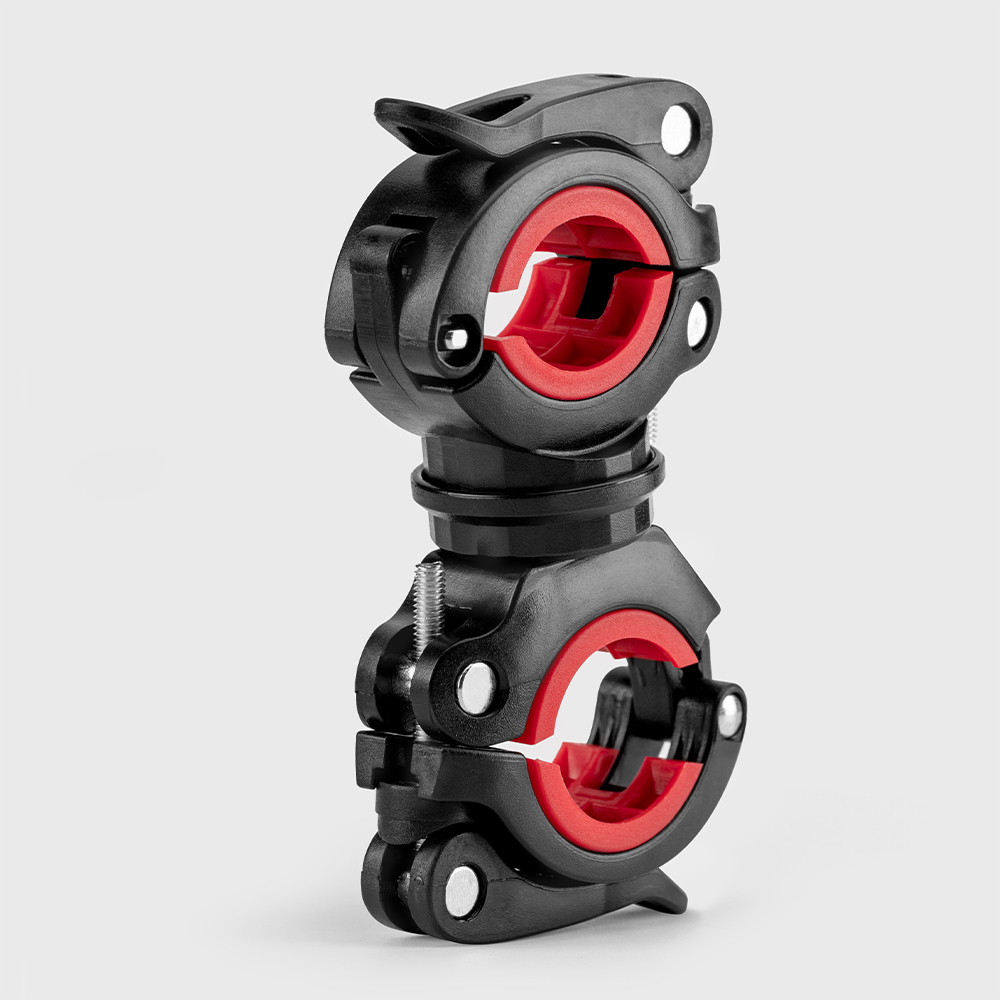 ROCKBROS 自転車 ライトホルダー 18?38mm 懐中電灯 空気入れ 360