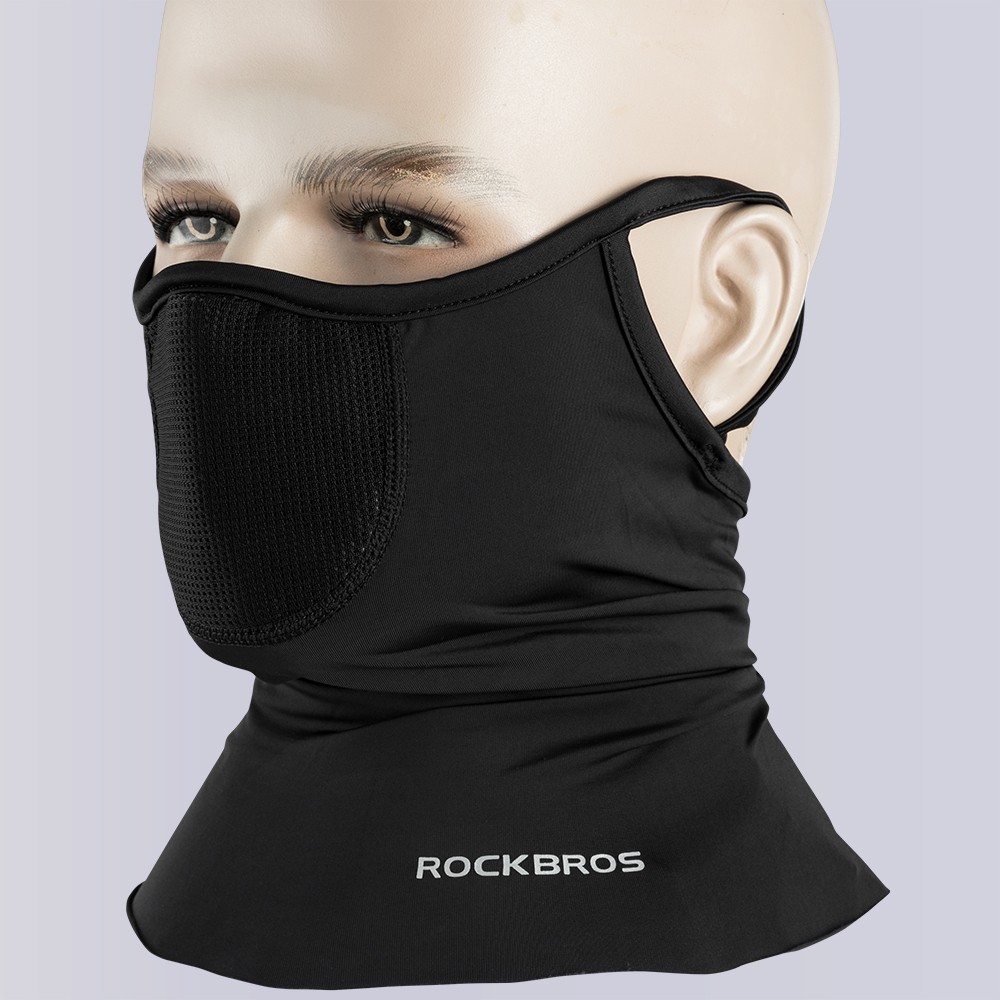 フェイスカバー マスク UV冷感 夏用 耳掛けあり ネックカバー ランニング メンズ レディース ロックブロス｜rockbros｜02