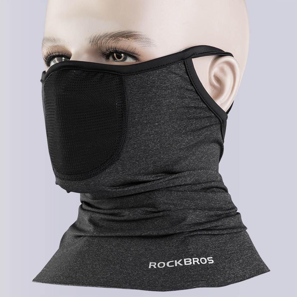 フェイスカバー マスク UV冷感 夏用 耳掛けあり ネックカバー ランニング メンズ レディース ロックブロス｜rockbros｜03