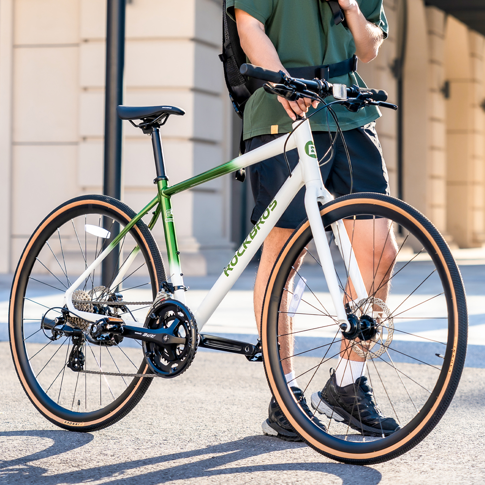クロスバイク 700C×32C 16変速 RIDA 油圧式ディスクブレーキ 初心者 エントリー 自転車 通勤 通学 プレゼント 誕生日 ROCKBROS_15