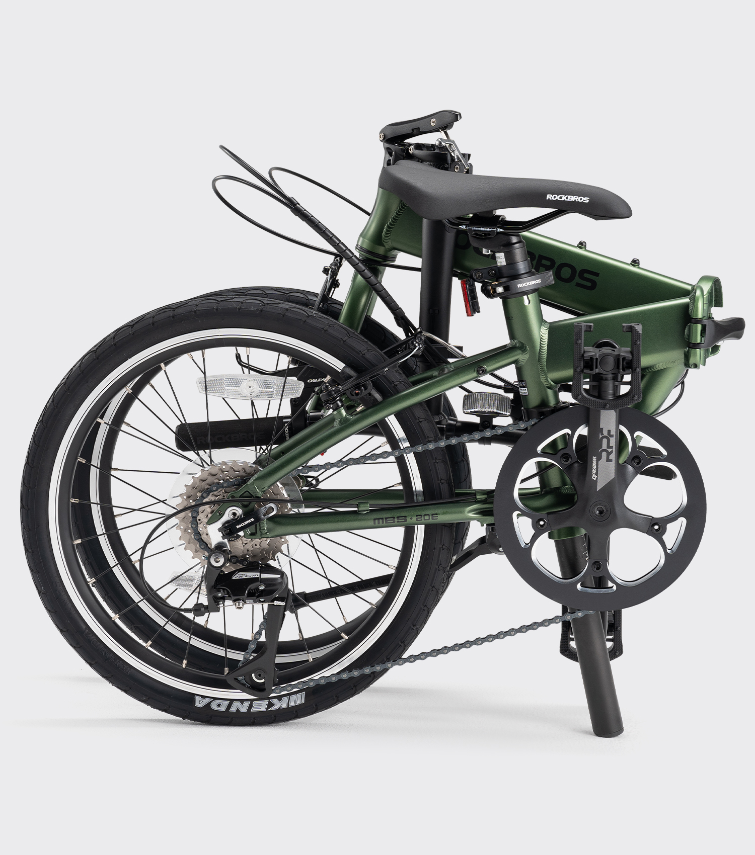 ROCKBROS 折りたたみ自転車 20インチ ミニベロ 8段変速 アルミ