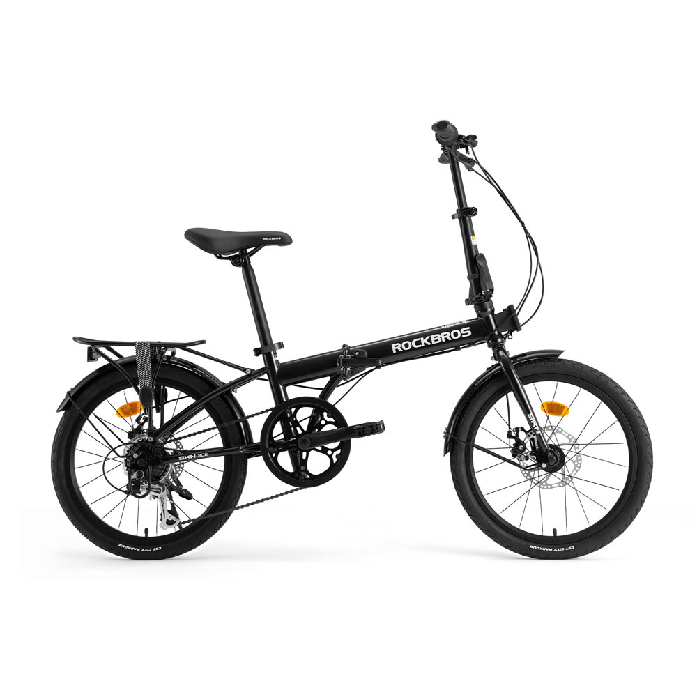 ROCKBROS 折りたたみ自転車 小径車 20インチ Shimano 7速 メカニカル