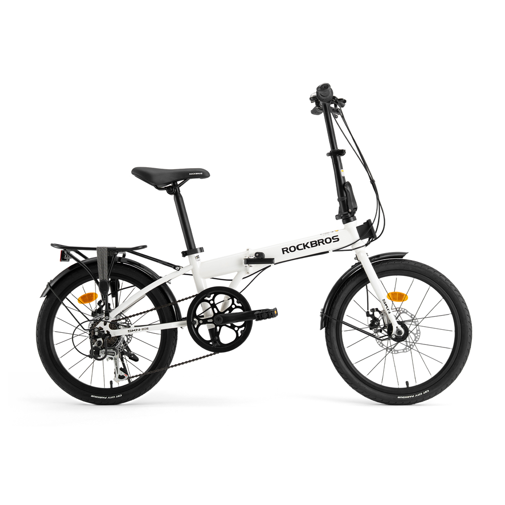 ROCKBROS 折りたたみ自転車 小径車 20インチ Shimano 7速 メカニカル