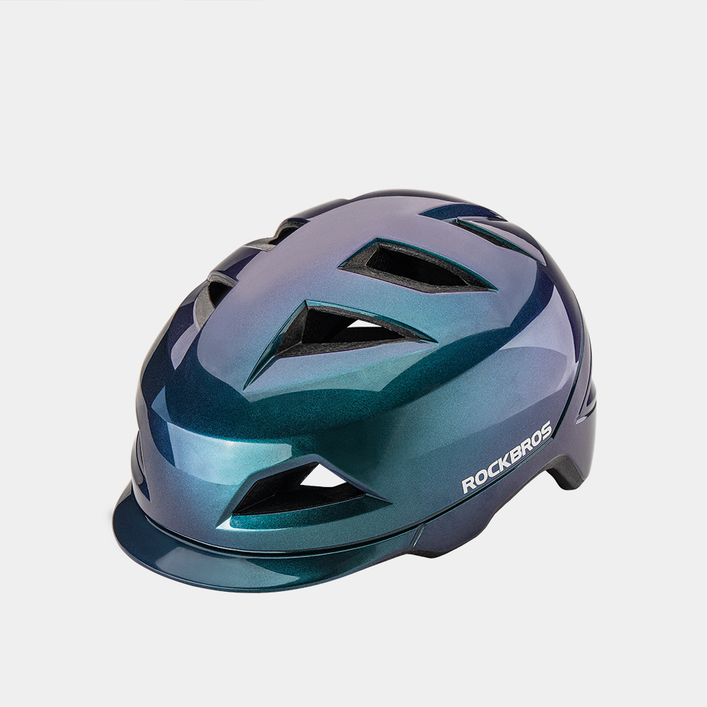 ROCKBROSヘルメット 自転車 つば付き レディース メンズ 通勤 街乗り 57-62cm 通学 スケートボード