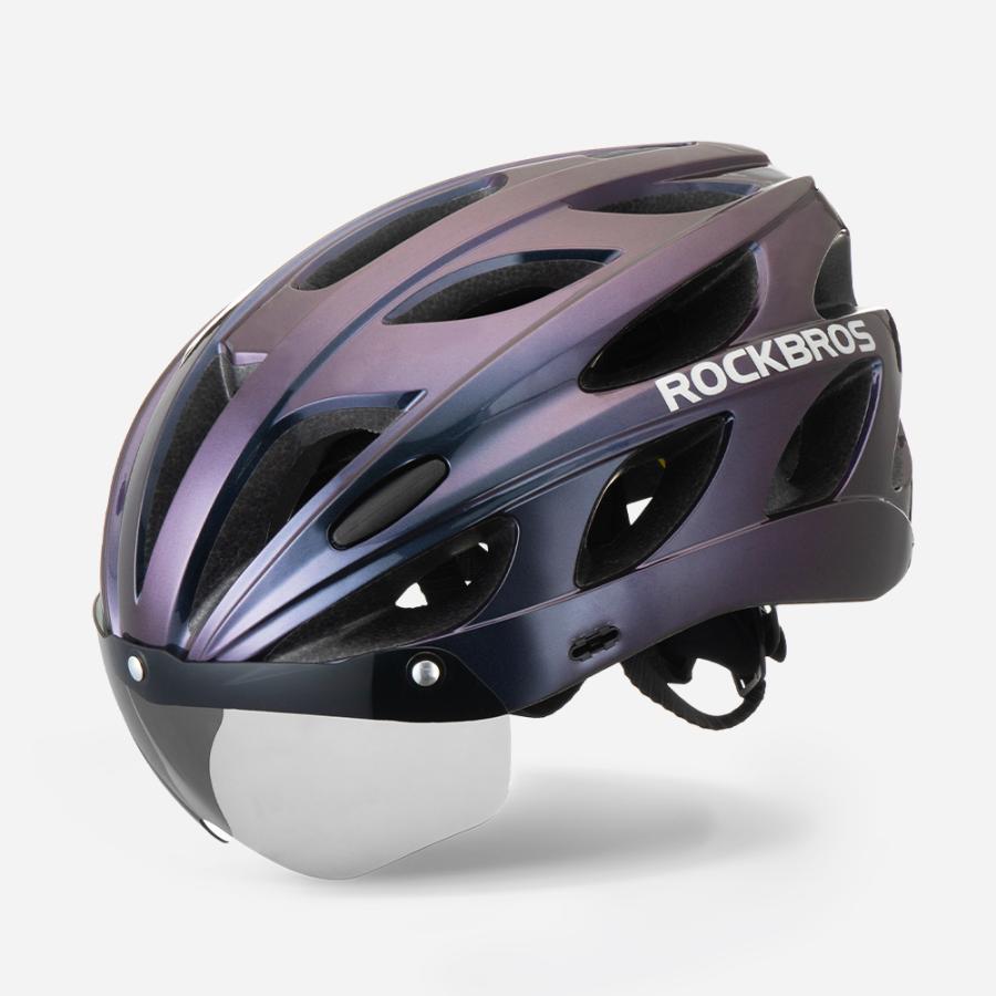 ヘルメット 自転車 シールド バイザー付属 57cm-62cm サイズ調整可能 :DF-TT-16:ROCKBROS - 通販 -  Yahoo!ショッピング