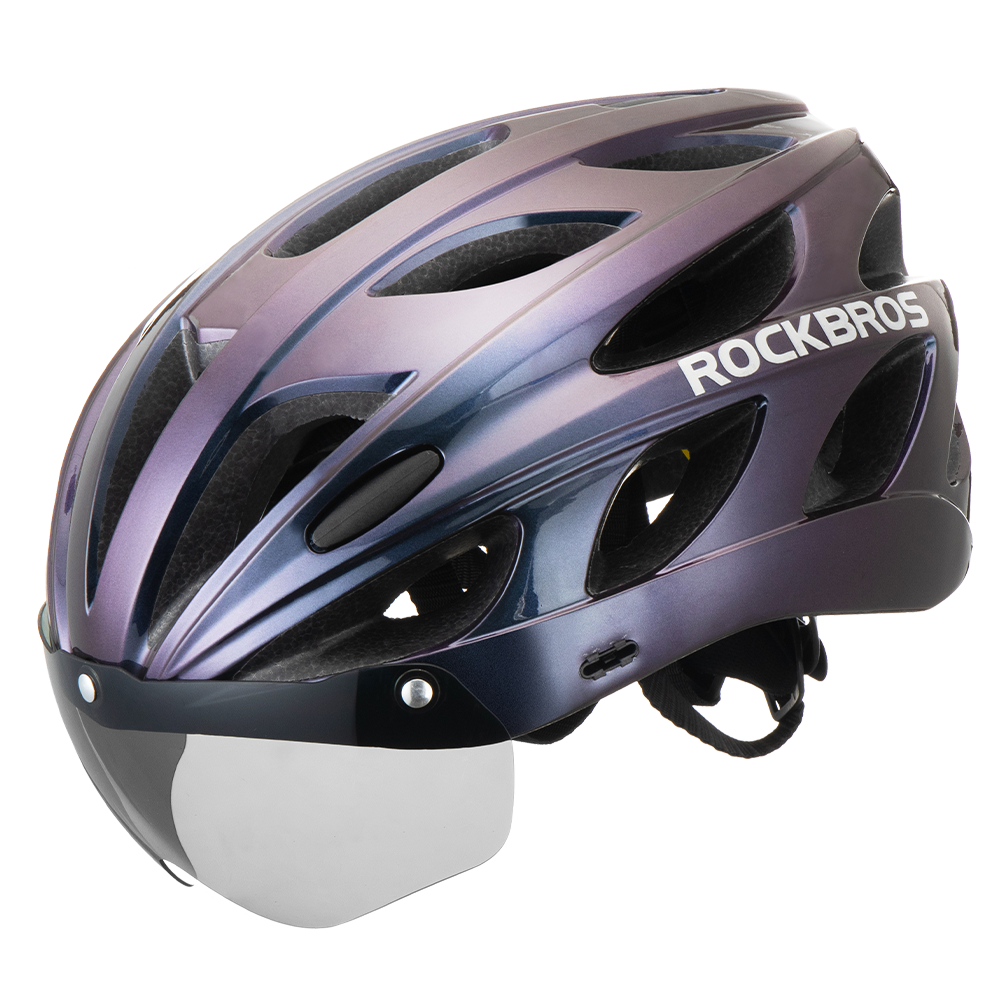 ROCKBROS 自転車 ヘルメット 学生 社会人 男性 女性用 シールド