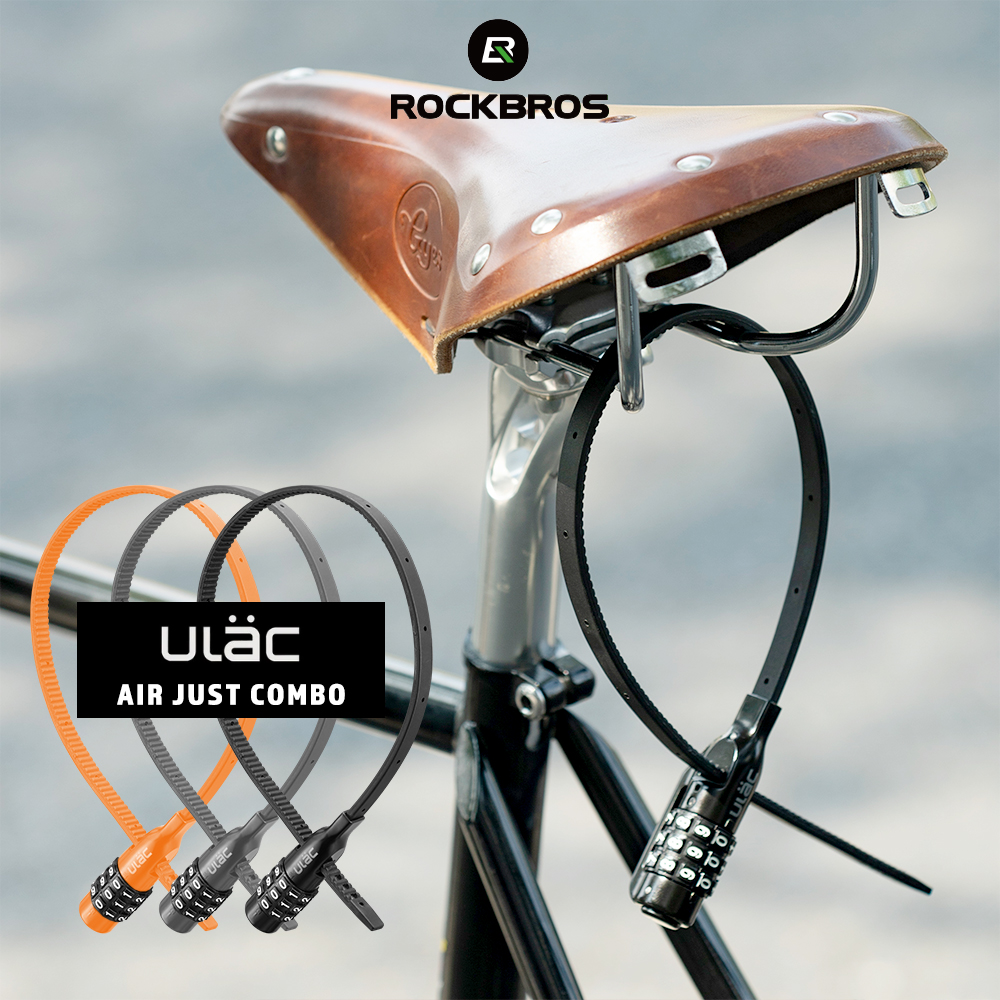 ROCKBROS 自転車 鍵 ダイヤル式 3桁 結束バンド 旅行 バッグ リュック